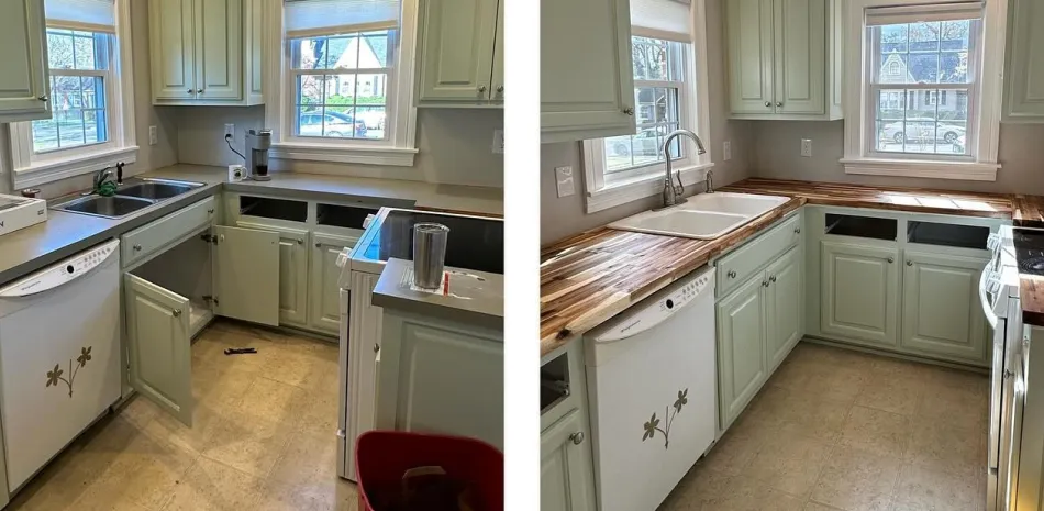butcher block countertop install union hall va butcher block countertop install union hall va