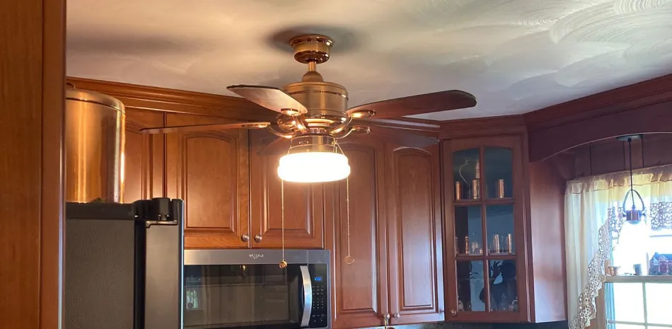ceiling fan install union hall va